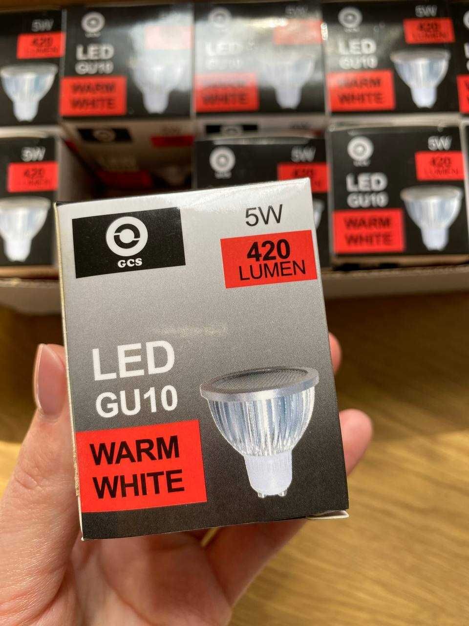 Żarówka LED GU10 5W warm white 8 szt.