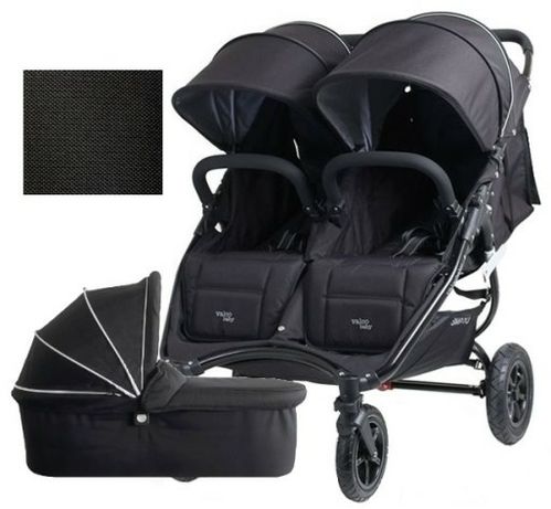 Czarna gondola do wózka Valco Baby Snap Duo