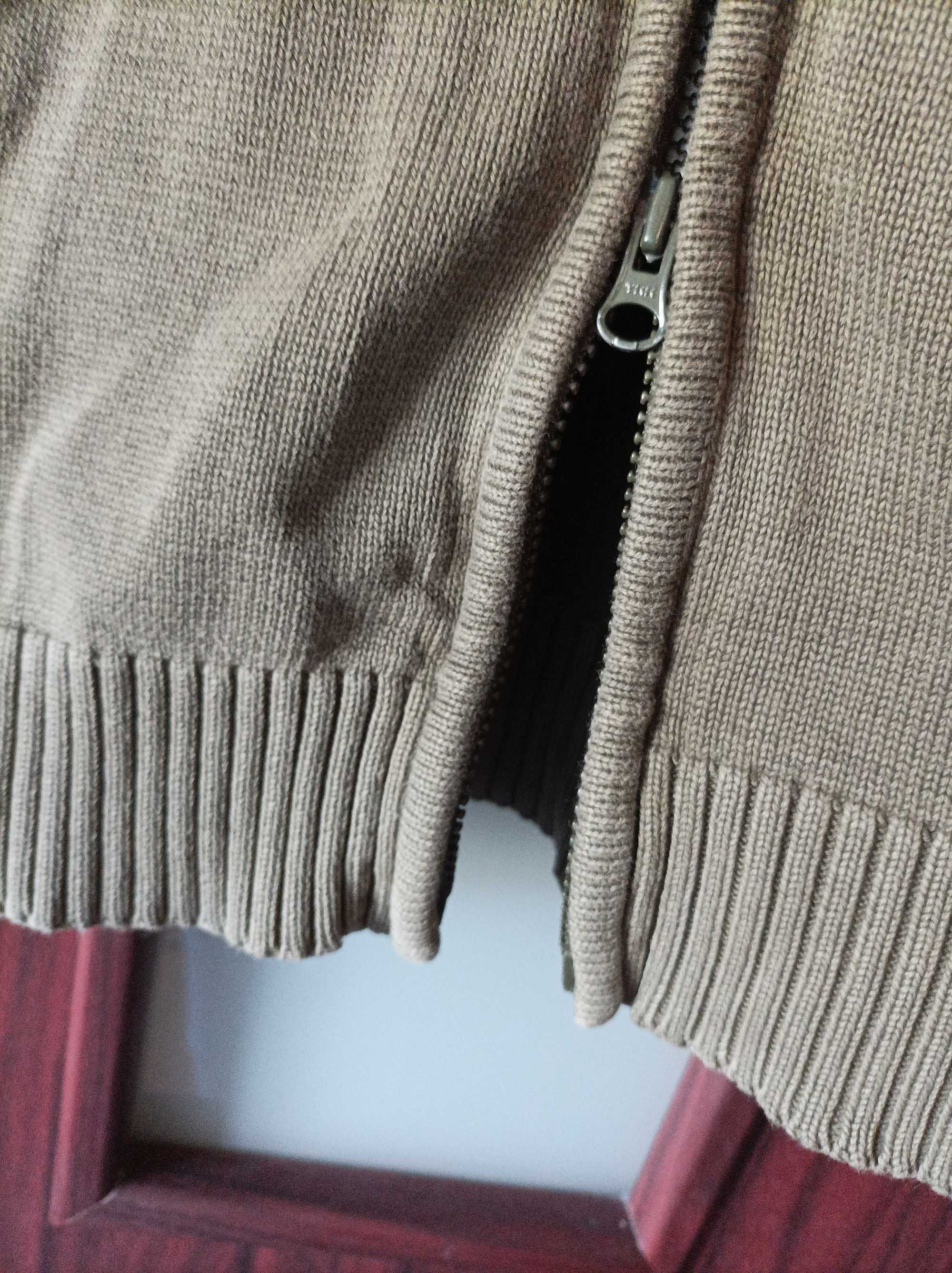 Sweter oliwkowy H&M rozm M