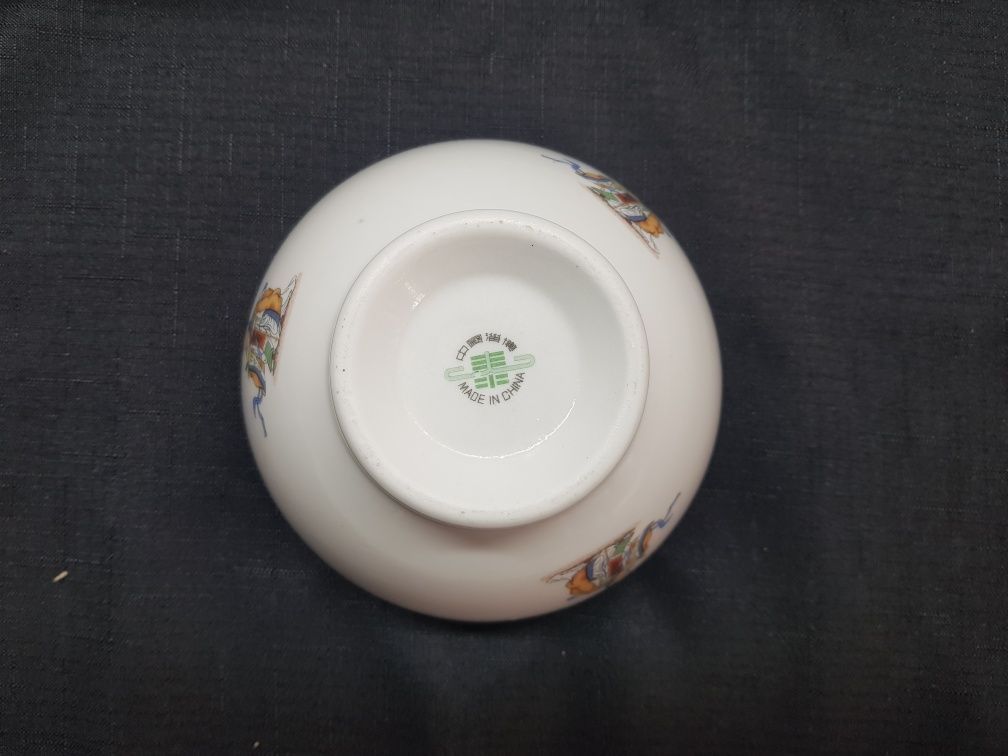 Komplet 6 miseczek , Mandaryn 1950, stara chińska porcelana Vintage