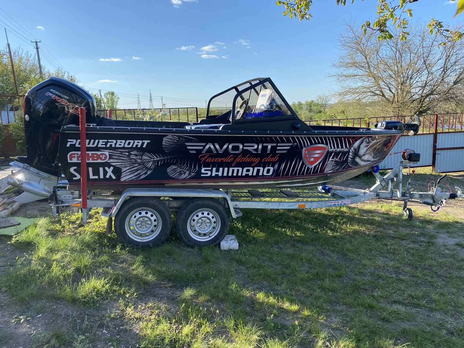 Продам лодку Powerboat 470L, мотор Mercury 115 PRO XS