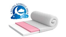 Materac nakładka KDS PIANKA-VISCO grubość 8 cm RÓŻNE ROZMIARY