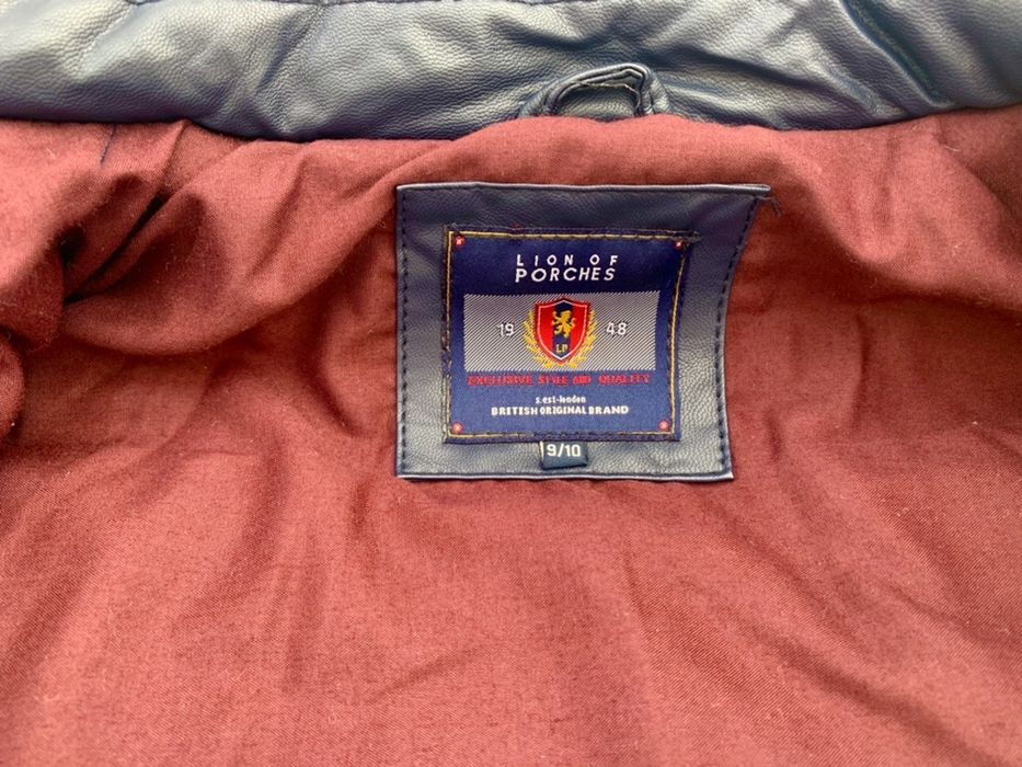 Casaco Lion of Porches em pele como Novo