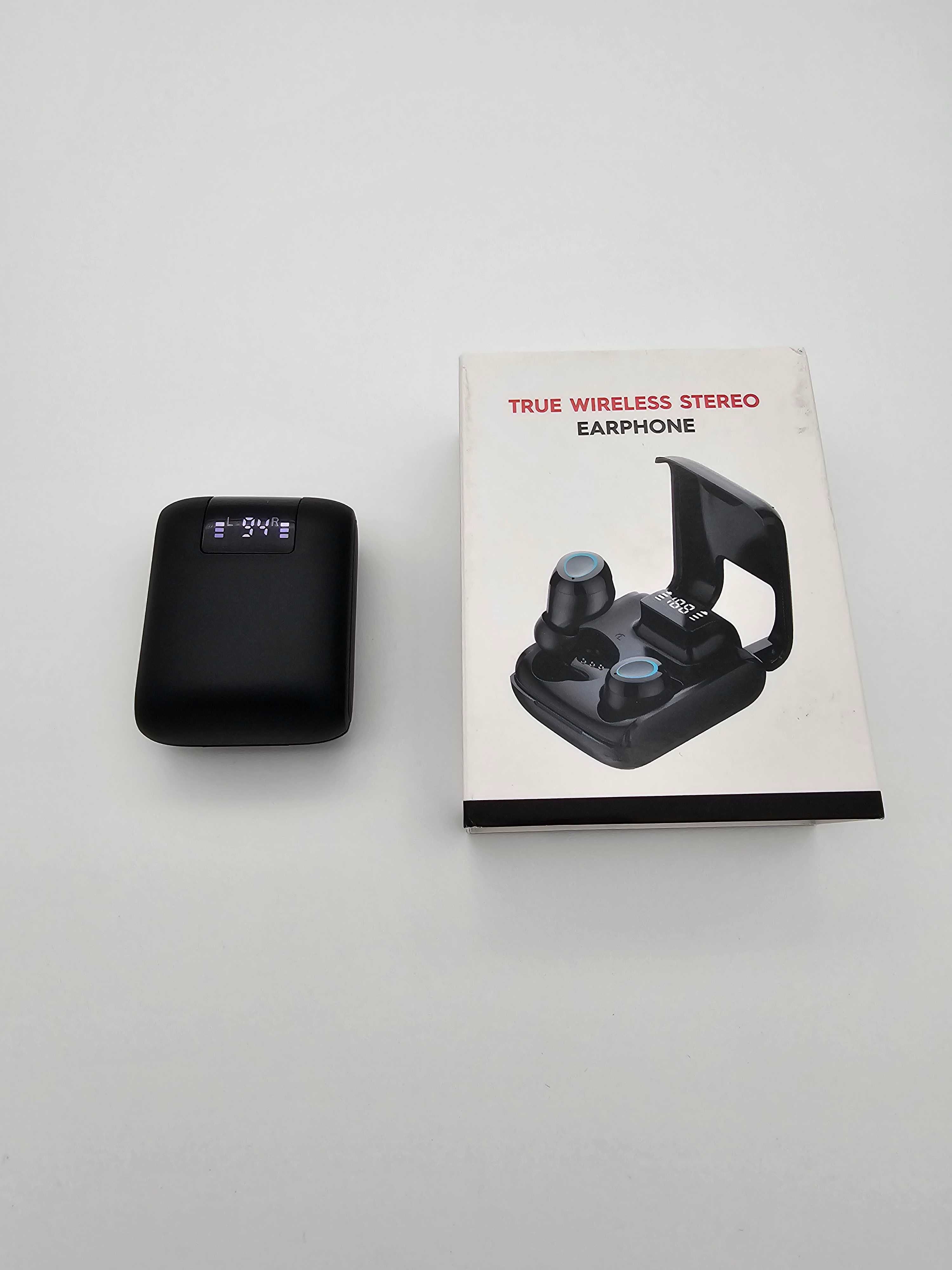 Bezprzewodowe słuchawki Bluetooth 5.0 TWS Douszne stereo LED