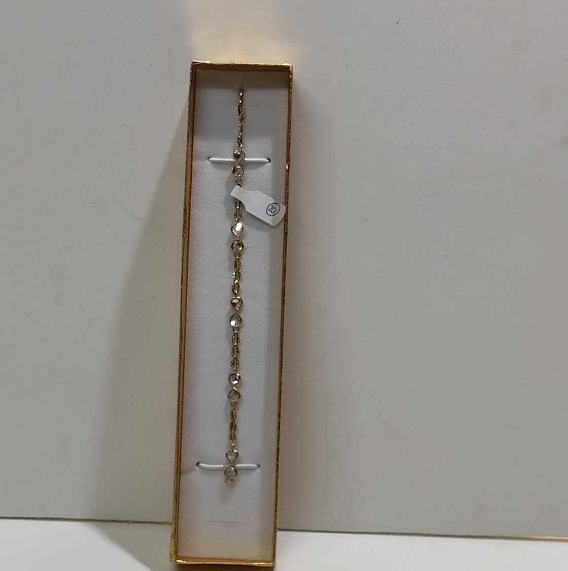 złota bransoleta próba 750,  16,5 cm, lombard madej sc