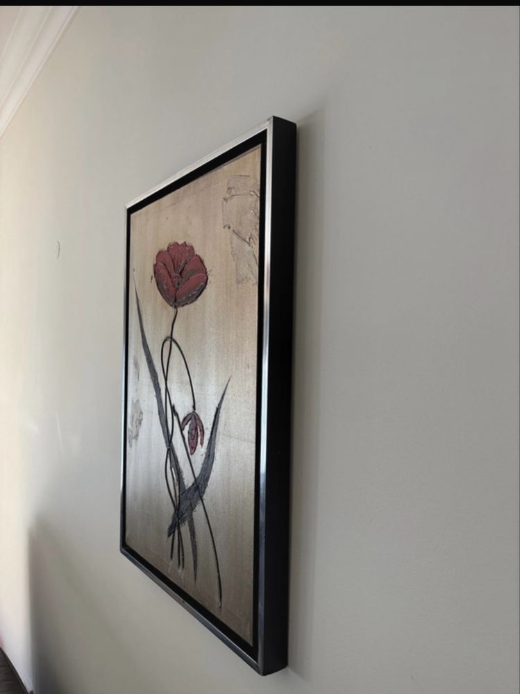 Quadro de pintura com moldura