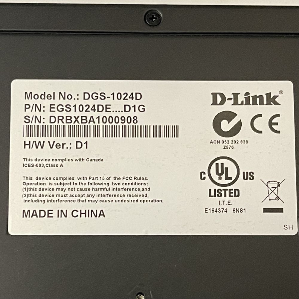 Switch d-link 24 porty dgs-1024d