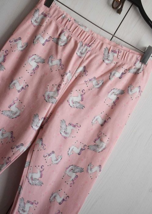 Dwuczęściowa piżama 152 158 bawełniana komplet bluza spodnie ciepła