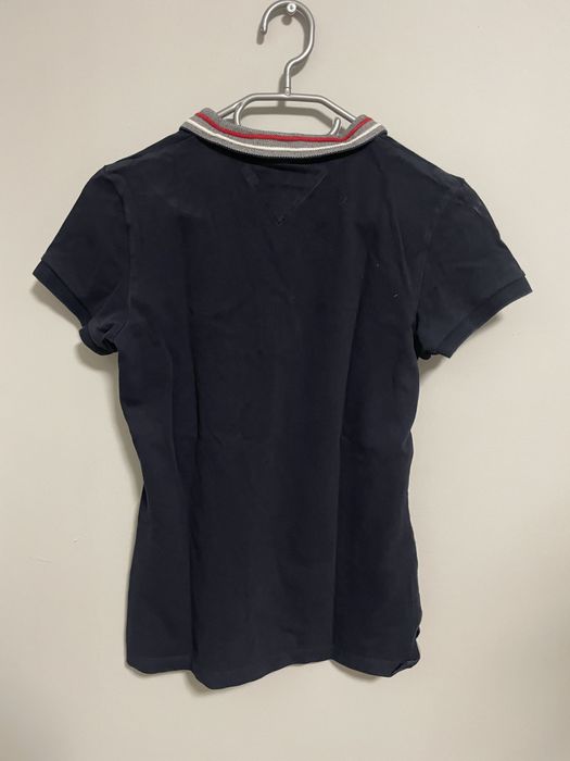 koszulka granatowa polo tommy hilfiger slim fit