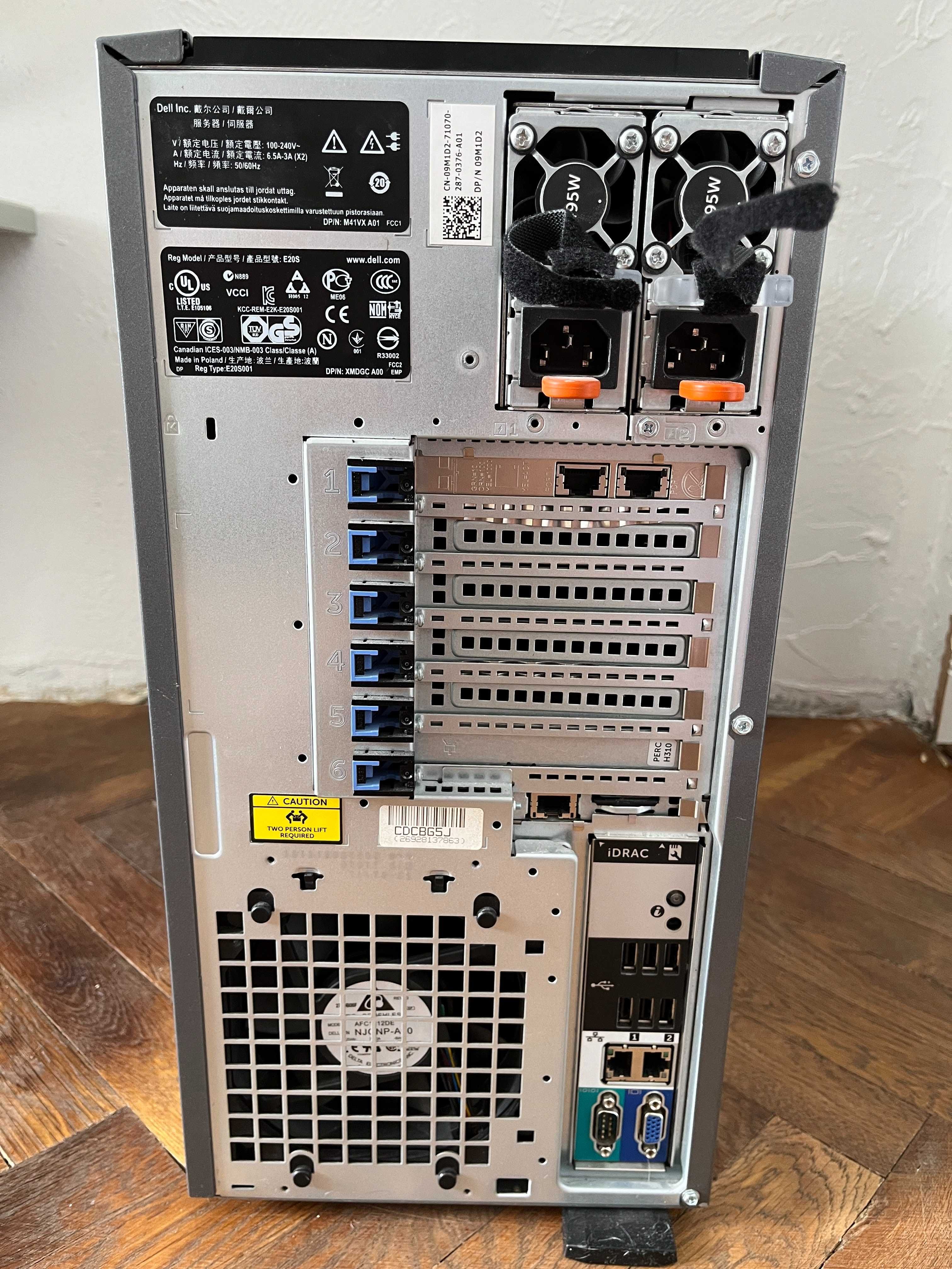 Serwer DELL PowerEdge T320, 32GB, 2x2TB SATA, E5-2407, 2xPSU