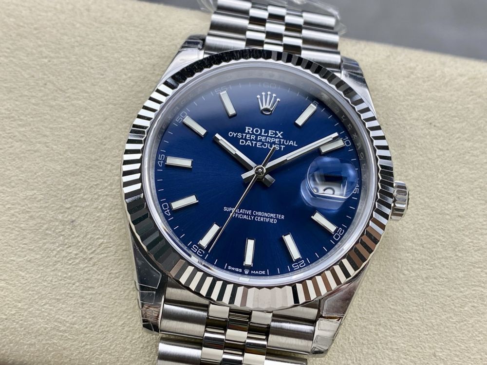 Rolex Datejust Blue Dial Jubilee