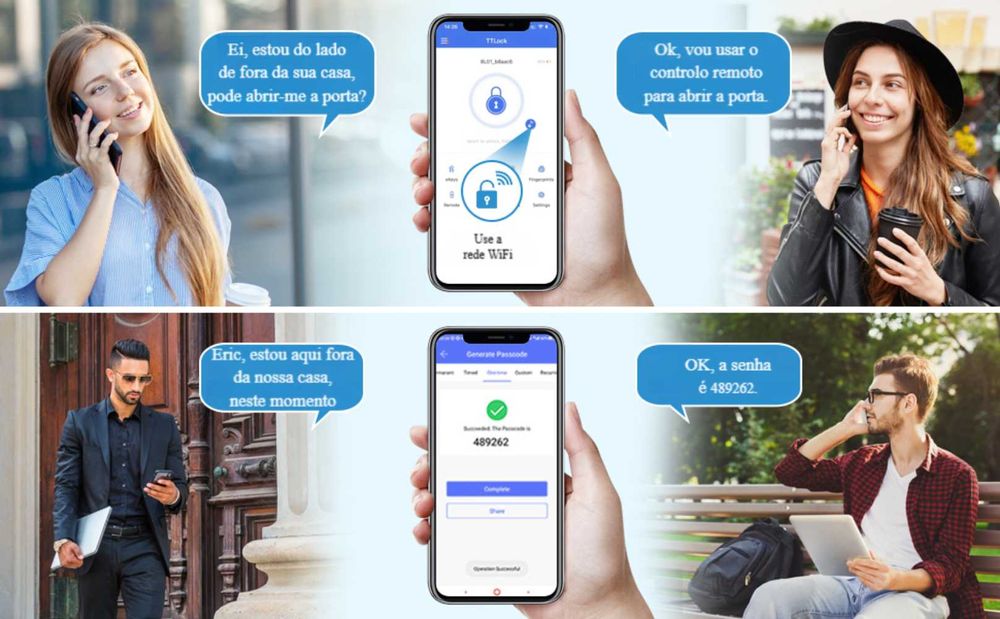 Fechadura Inteligente ‼️ TTLock ‼️WiFi ‼️ Biométrica ‼️IP65 ‼️c/ App