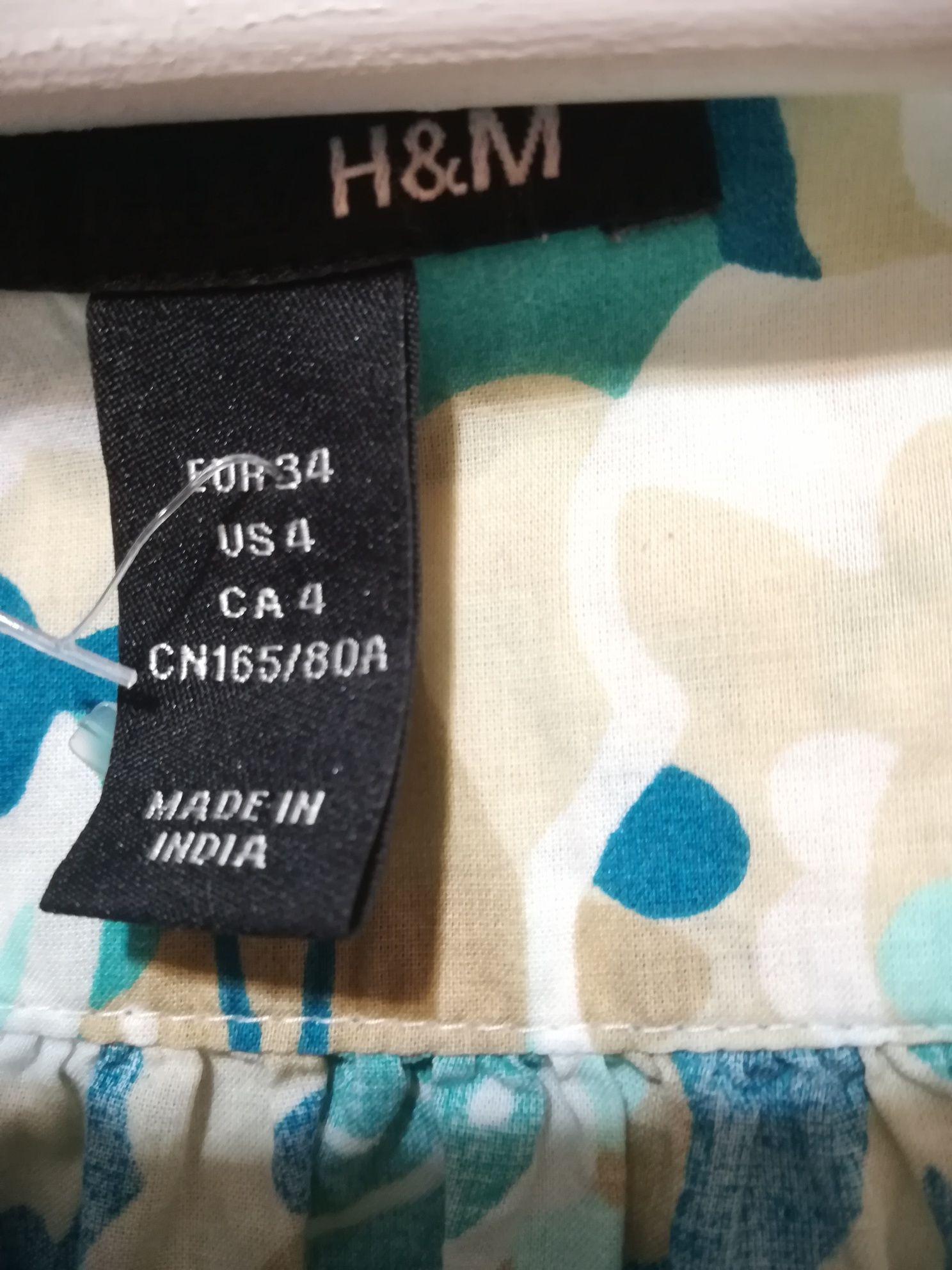 Sukienka na krótki rękaw, H&M rozmiar 34