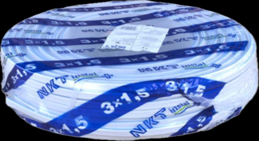 Przewód NKT Instal + YDYp 3x1,5 / 3x2,5 Płaski 4x1,5 Kabel YDYpżo