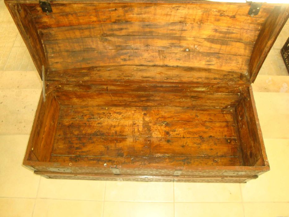 Conjunto de 6 peças antigas: Máquina costura singer, relógio parede...