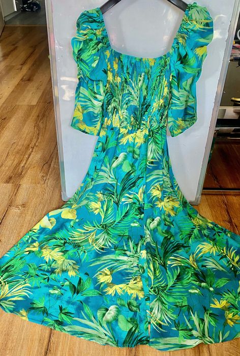 Letnia wakacyjna sukienka w letni print NOWA Reserved M/L