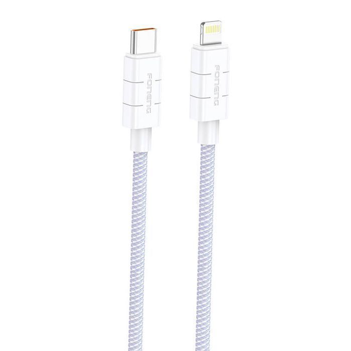 Kabel Usb-C Do Lightning Foneng Xs02 Pd27W, 1,2M (Fioletowy)