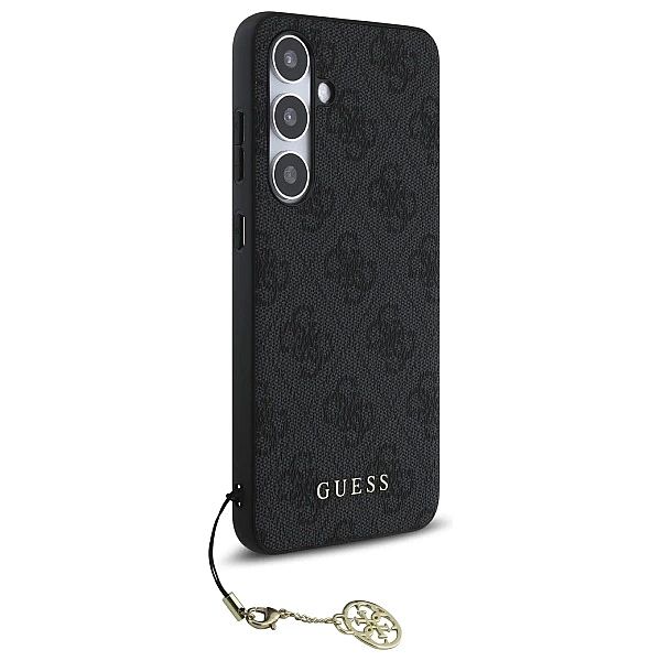 Guess GUHCS24FEGF4GGR S24 FE S721 szary/grey hardcase 4G Charms Collec