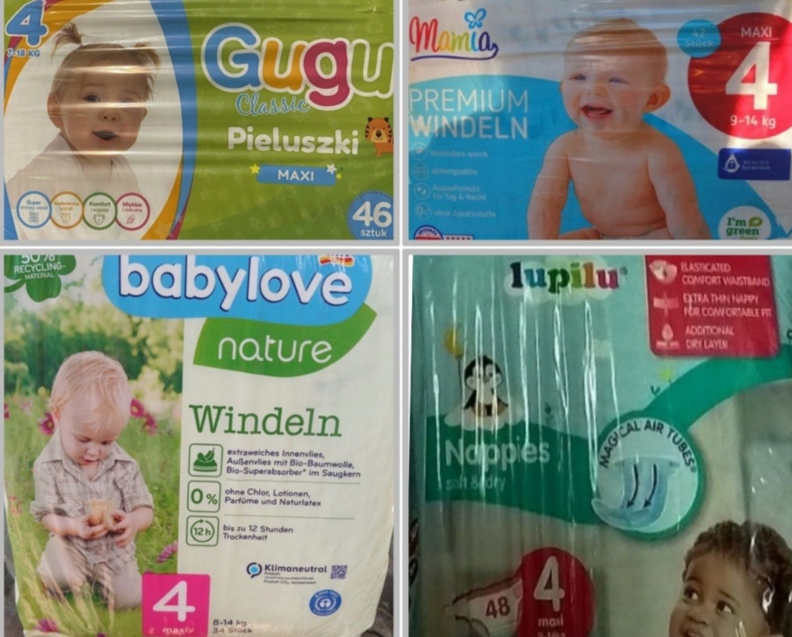Памперси 4 Aura baby, happy baby, hallo welt підгузники памперсы