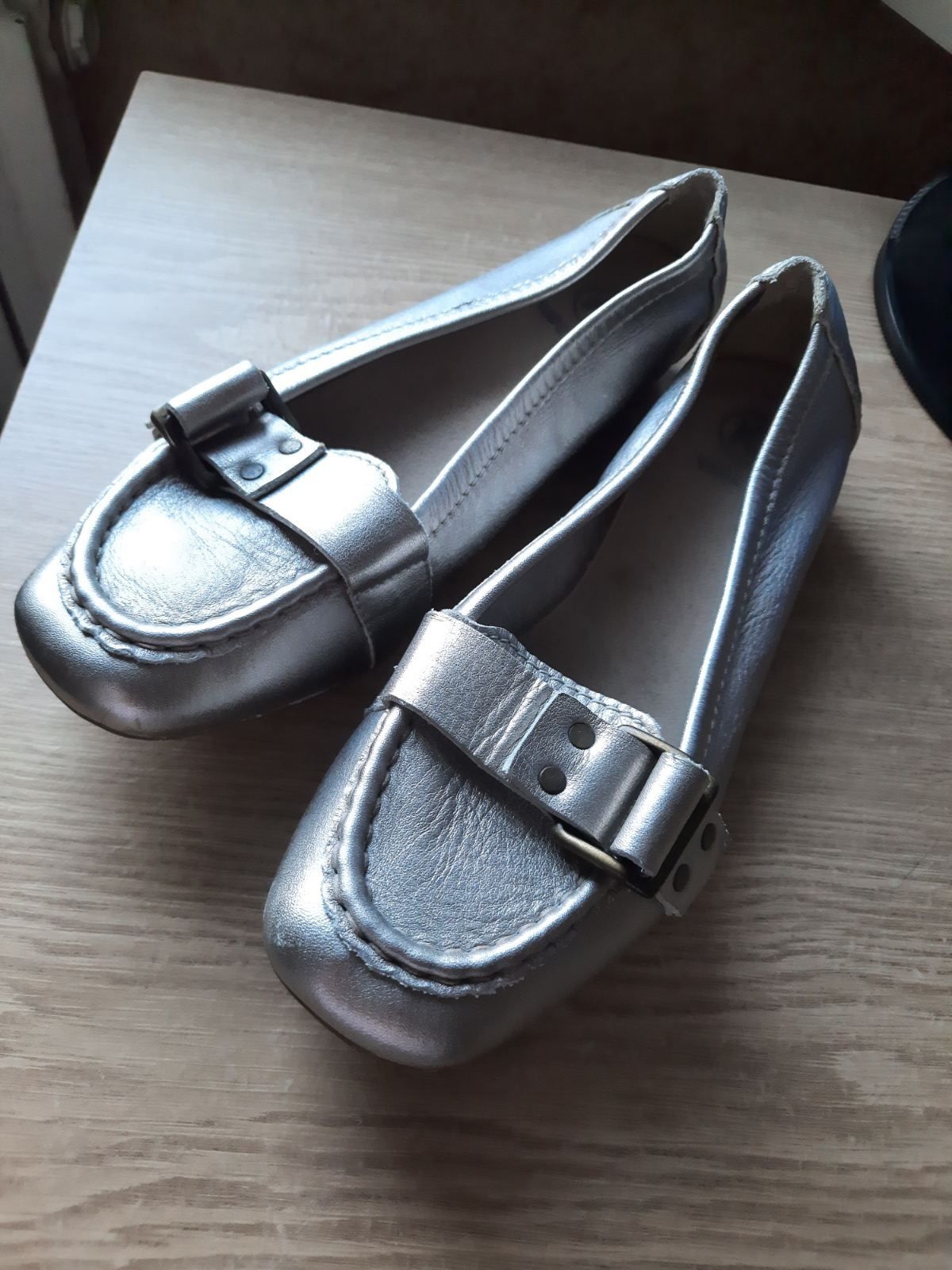 Лофери лоферы туфлі жіночі туфли женские кожаные 37/25,5 см. балетки д