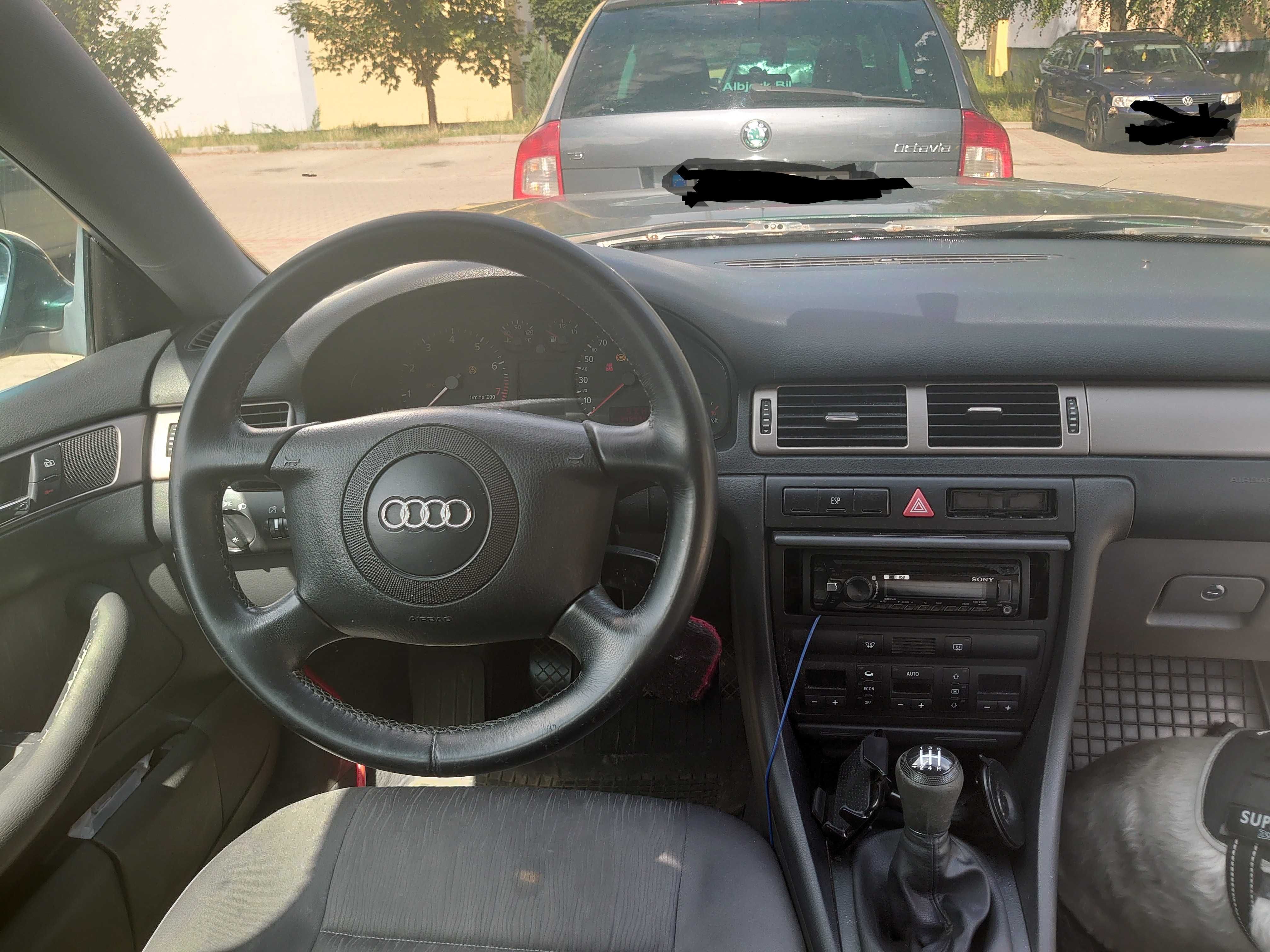 Audi A6 2,4 V6 165 KM b+g 2000 r. uszkodzony przód