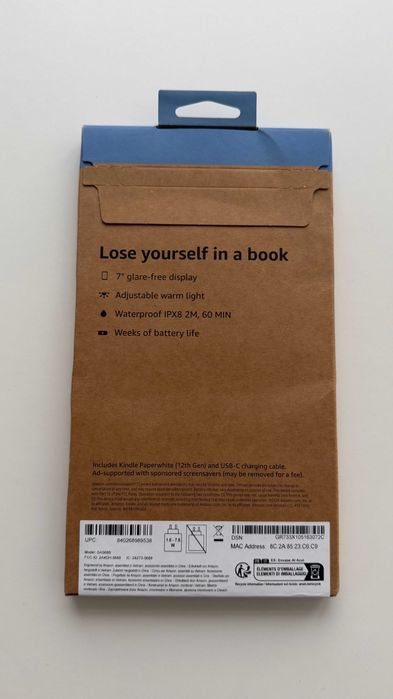 amazon kindle paperwhite 12th 16 gb