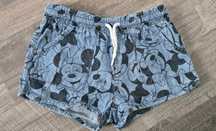 Krótkie spodenki szorty Minnie Mini z miękkiego jeansu rozm 116