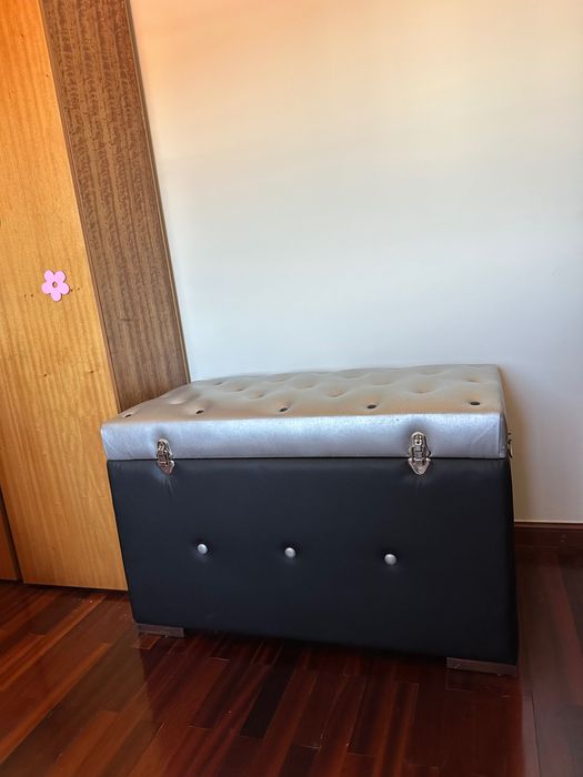 Baú estofado de decoração