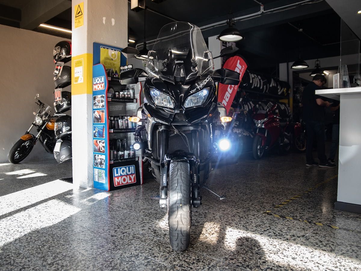Kawasaki Versus 1000 de 2015 Optimo estado, ABS, CrashBars, Malas Givi