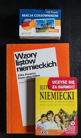 Niemieckie rozmówki&słowniczek wraz z wzorami listów i fiszkami