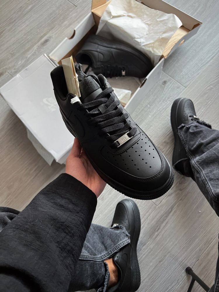 Оригинальные кроссовки Nike Air Force 1 Low 07 black ORIGINAL