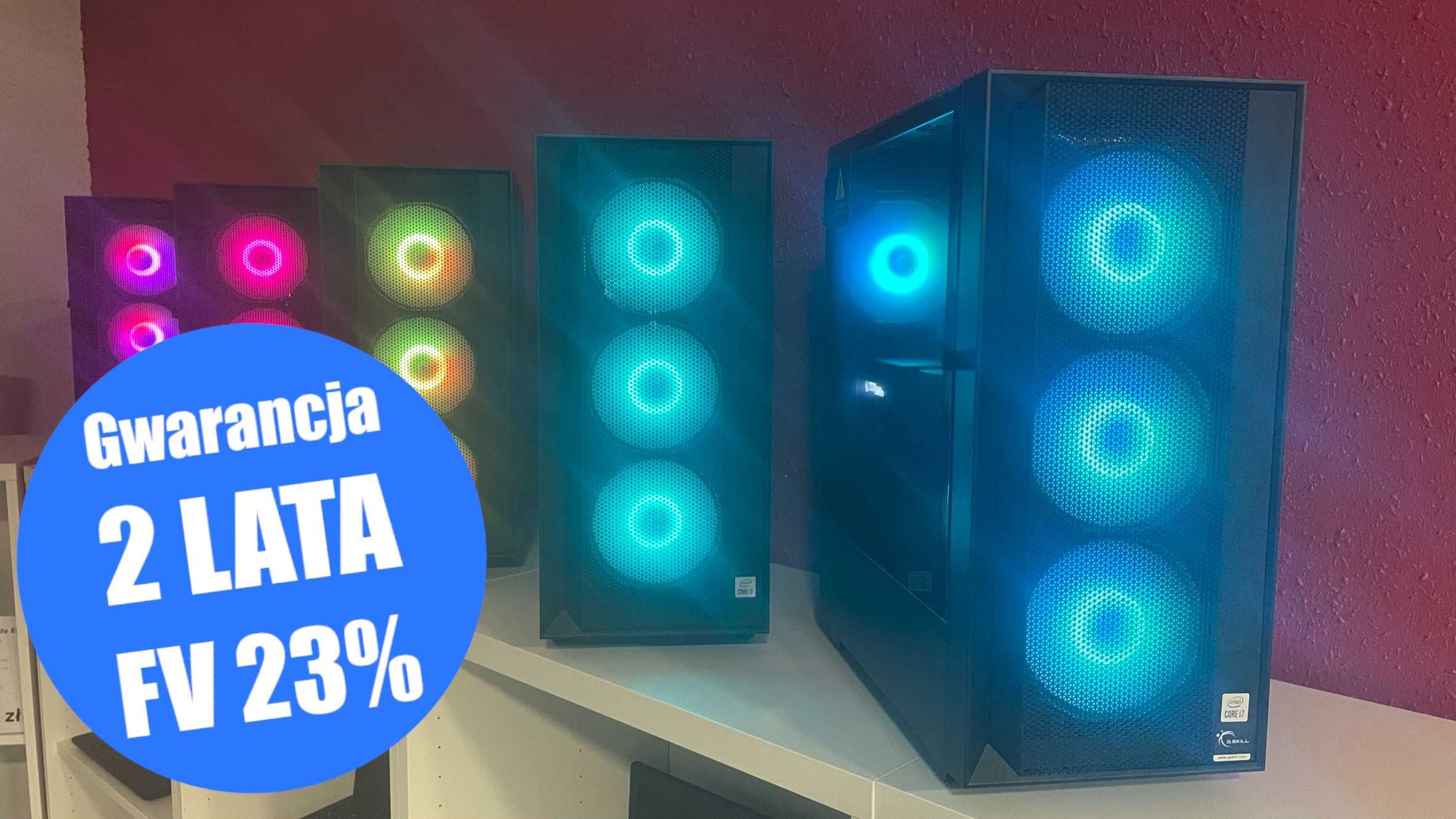 Nowy Komputer Gamingowy Ryzen 7 7800X3D 32GB DDR5 2TB W11 ROZBUDUJ GO