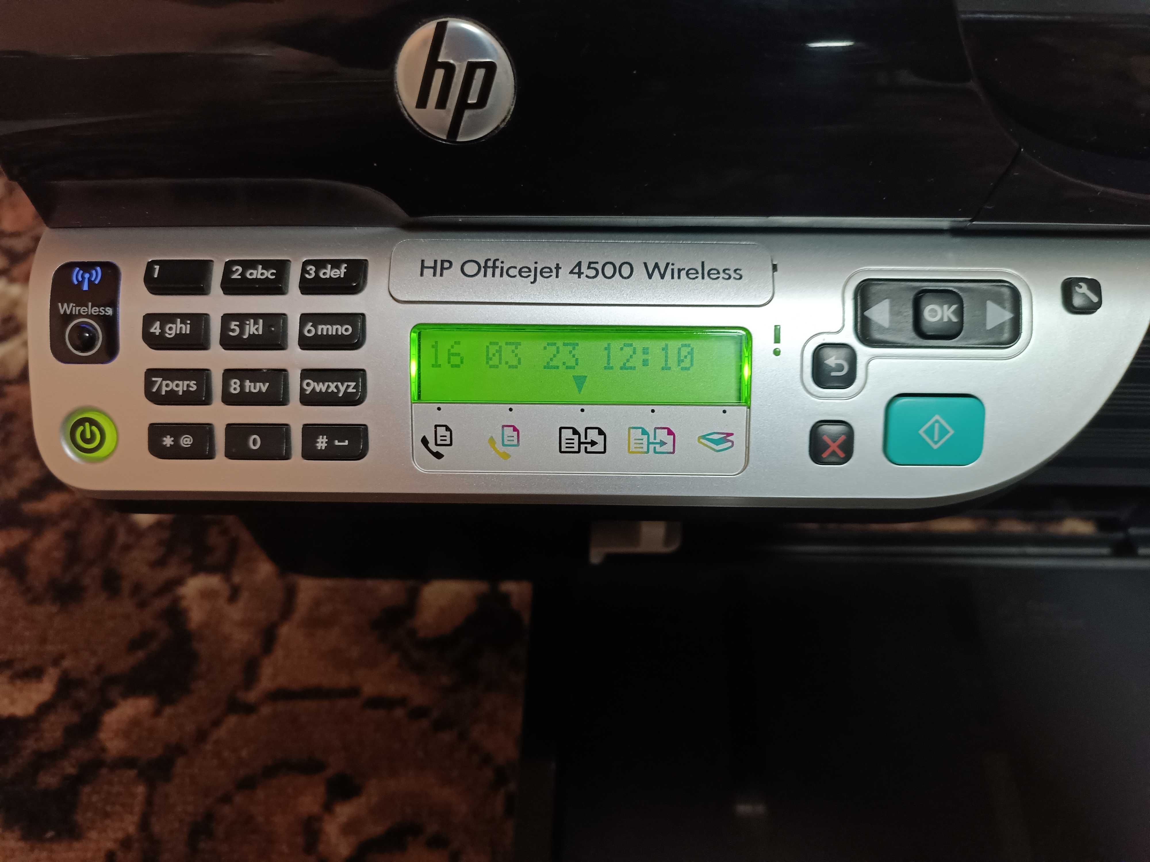 Принтер МФУ многофункциональный HP OfficeJet 4500 All-in-One Wi-Fi