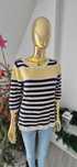 Sweter w paski na wiosne najmodniejszy L