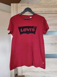 Koszulka damska Levis czerwona