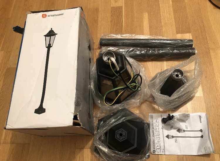 Słupek oświetleniowy, Lampa ogrodowa Smartwares 130cm E27