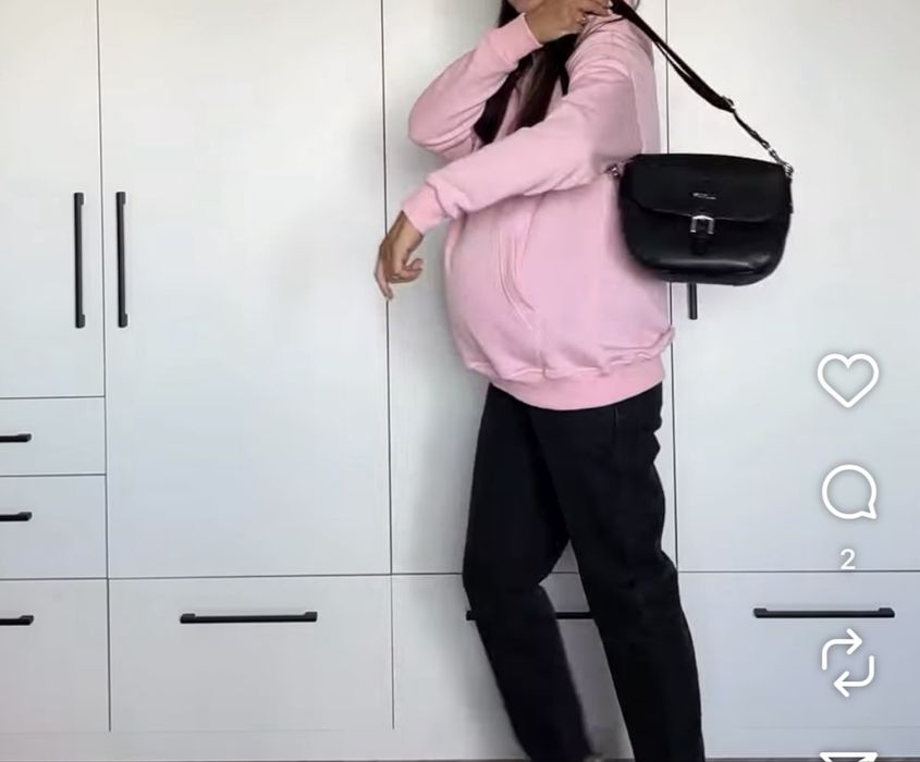 Чорні джинси для вагітних