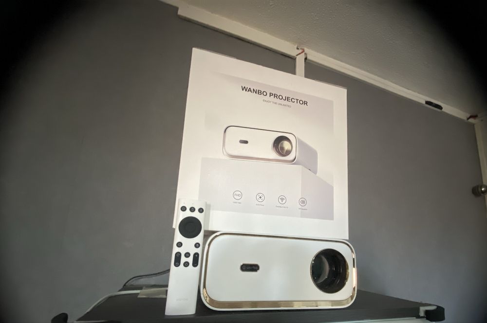 Projetor Wanbo x5 LCD 1080 P 1100 ANSI=33000 lúmens