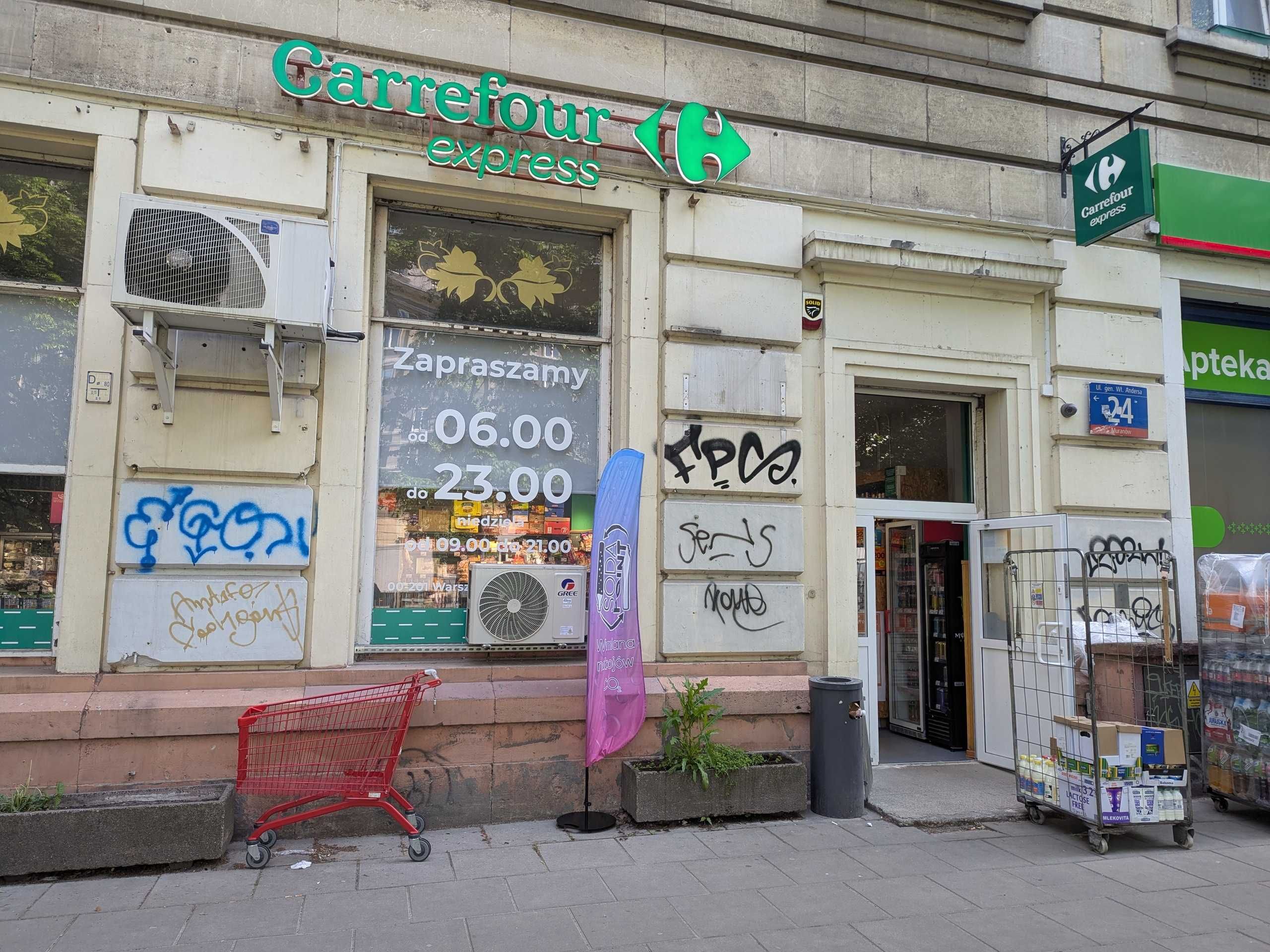 Sodastream Warszawa (Muranów), Andersa 24 Wymiana nabojów CO2