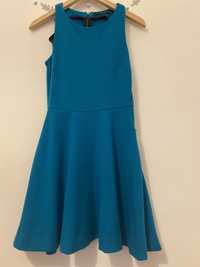 Vestido Zara XS azul-turquesa