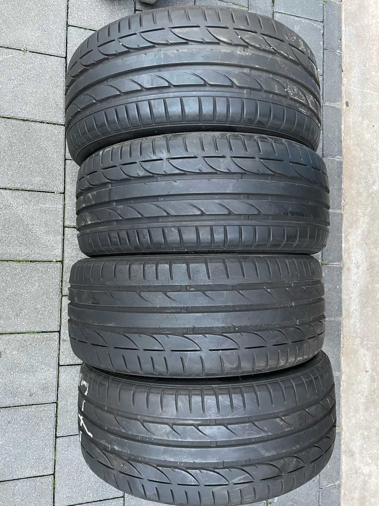 4x Opony Bridgestone Potenza 215 45 R17 6,5-7mm