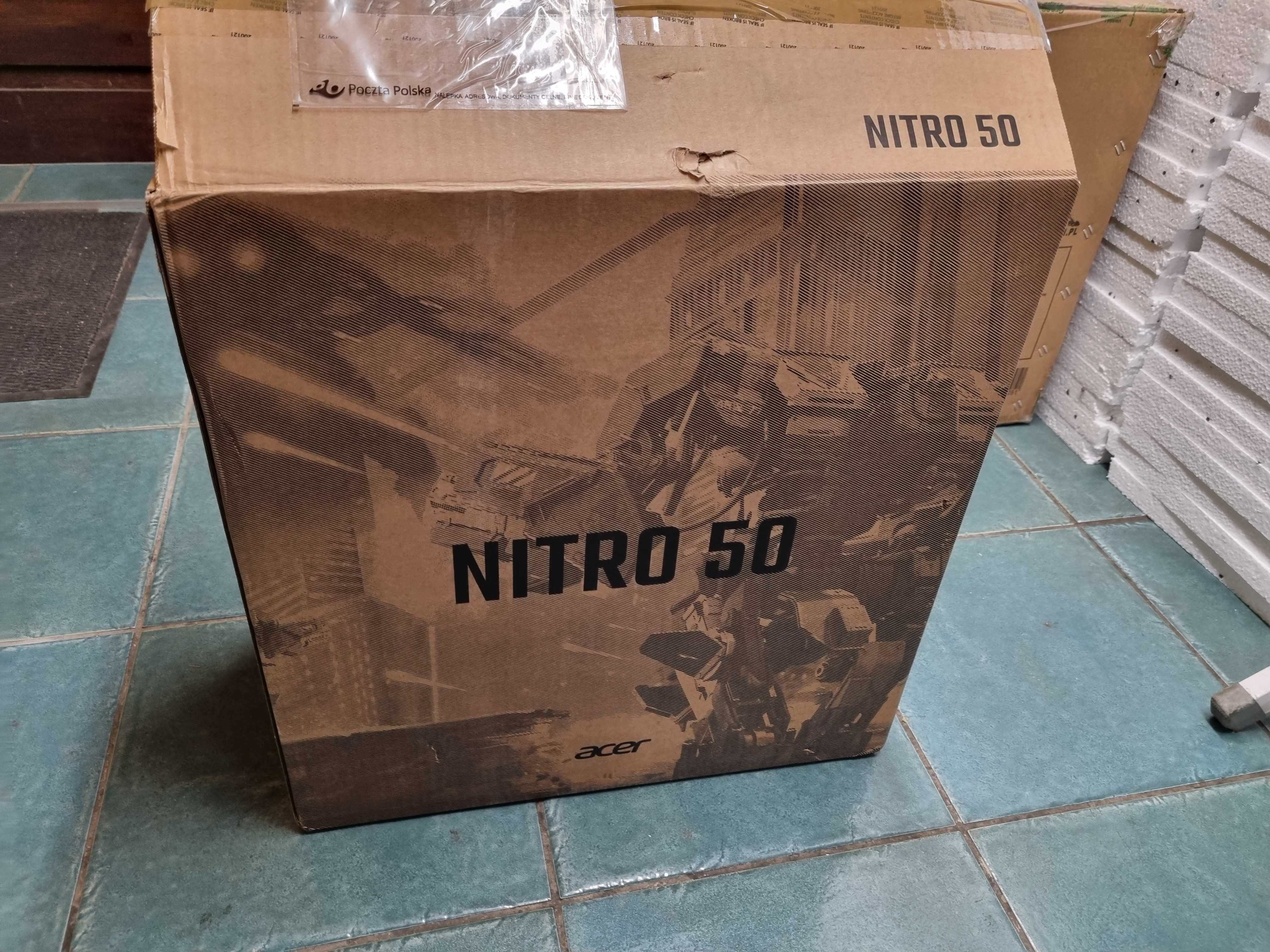 Acer Nitro 50 16/1000GB RTX 3060Ti 8GB Jak nowy