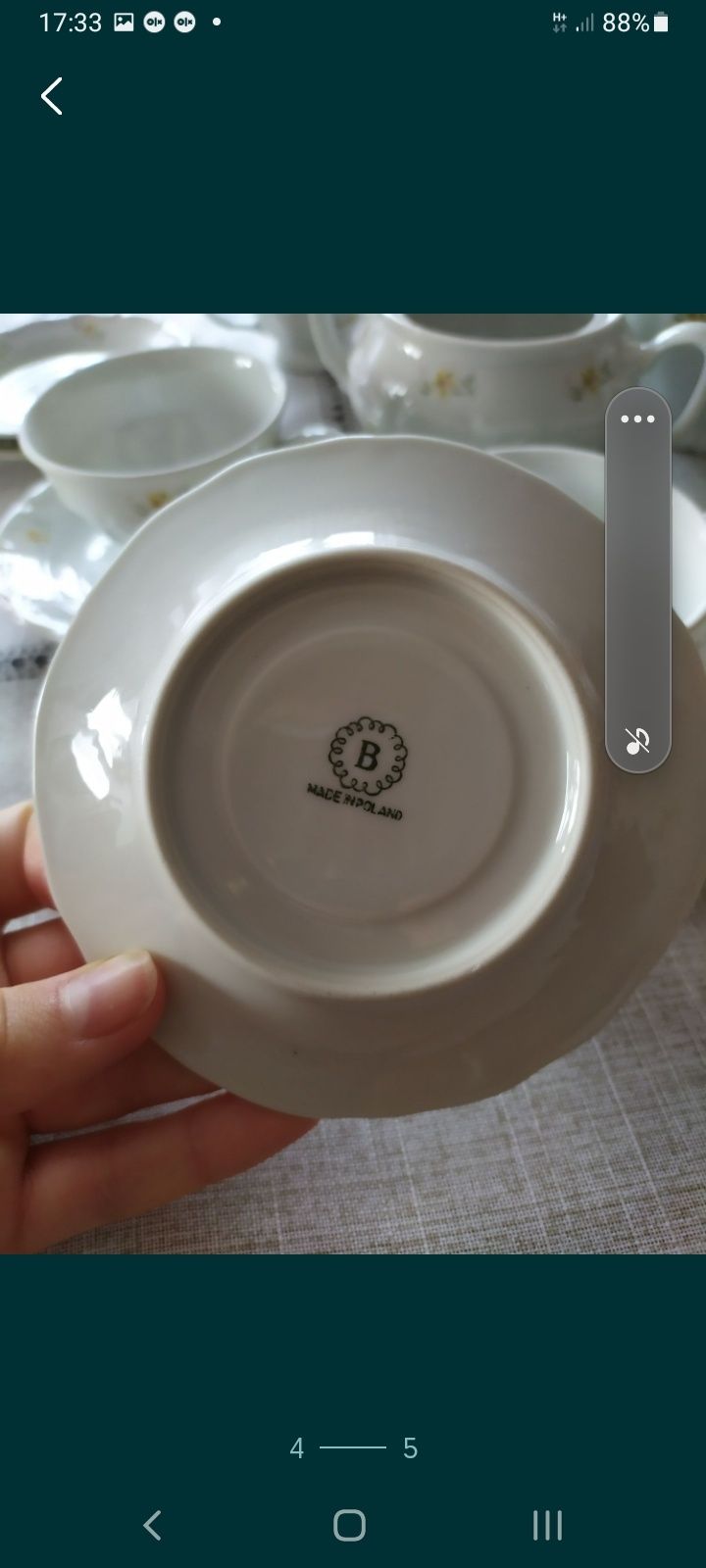 Polska porcelana - Filiżanki , imbryk, cukiernica zestaw do kawy i her