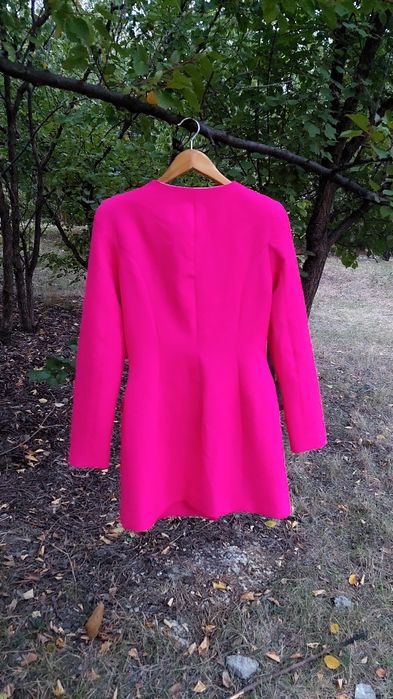 Рожева міні-сукня-блейзер (піджак) River Island. Розмір 8 (XS)