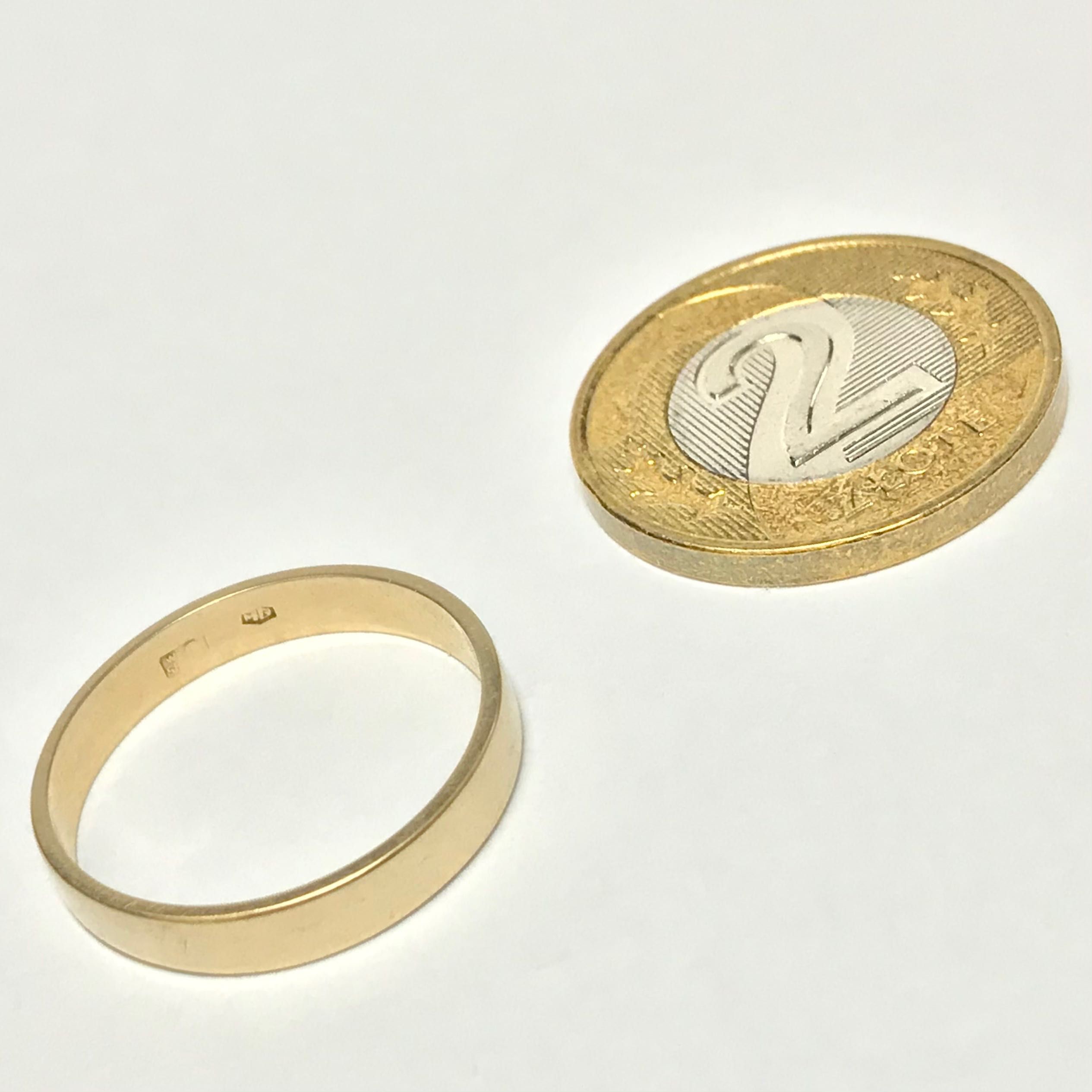 Złota OBRĄCZKA damska 14K KLASYCZNA 3mm r. 16