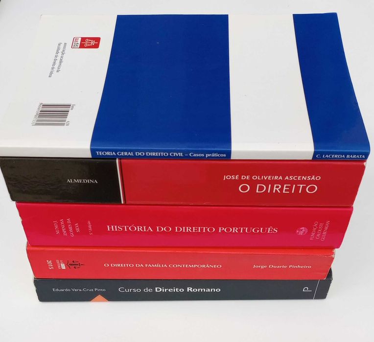 Livros de Direito - 5 Livros - Preços Vários