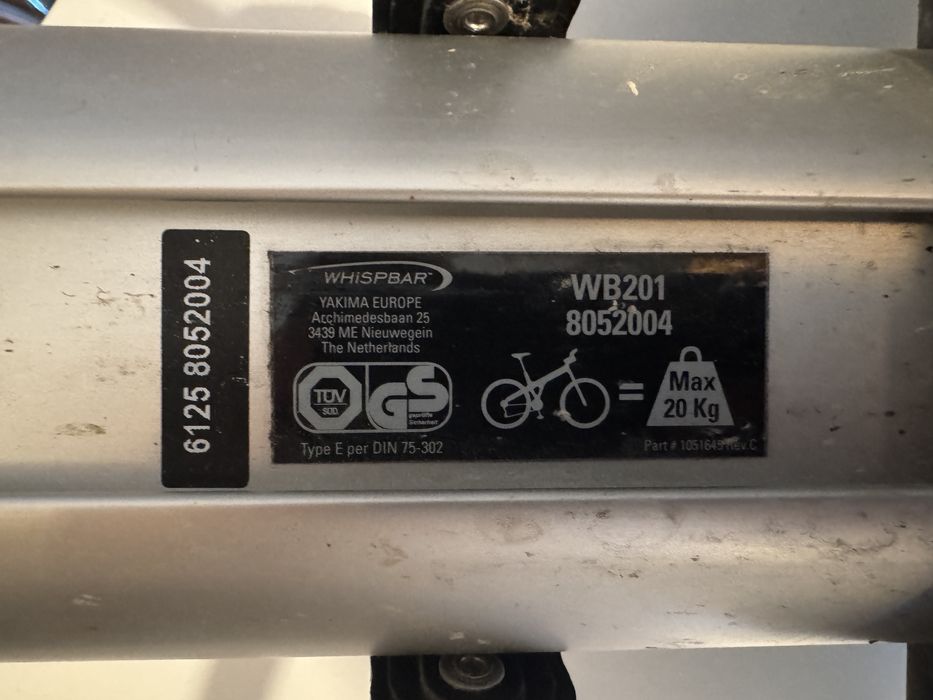 Bagaznik rowerowy whispbar