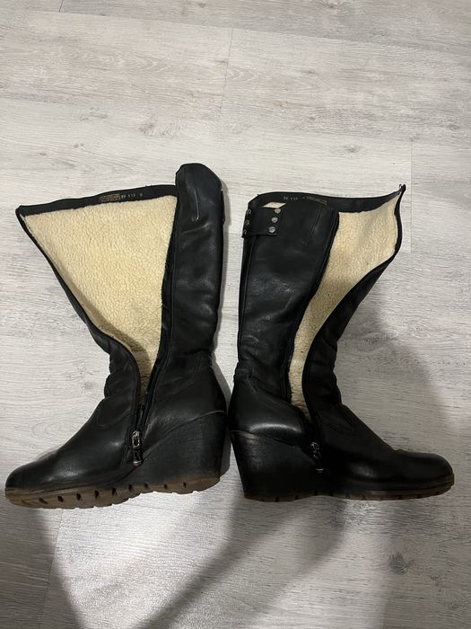 Чоботи жіночі зимові шкіра