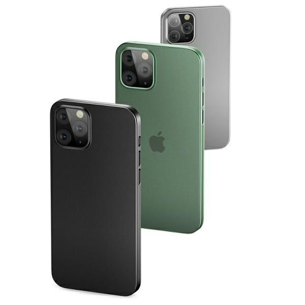 Etui USAMS Gentle do iPhone 12 Pro Max 6,7", Zielony/Transparent