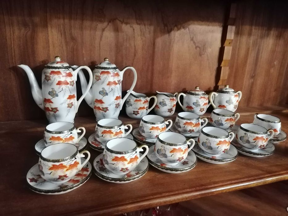 Serviço de chá vintage Hakusan China – Japão anos 50/60